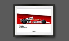 James Hunt McLaren M23 F1 Print - Scuderia GP