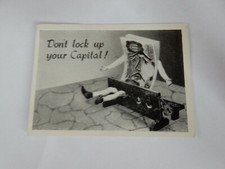 FERGUSON TRACTOR ADVERTSING CARD MINIATURE SIZE 1960 ERA  85/65mm £1 NOTE PAYE