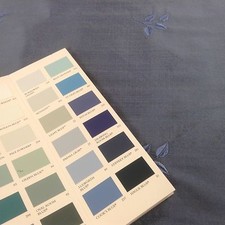 Silk fabric embroidered leaf - silk,
