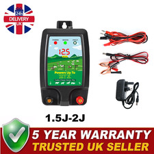 Electric Fence Energiser 12v Battery Power 2J 10km Horse Fencing Kit (12KV)