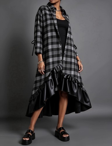 Ladies shirt dress urban - dress,