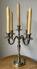5 arm metal Candelabra Candle Stick holder 1.2 kilo 38 CM Christmas centerpiece