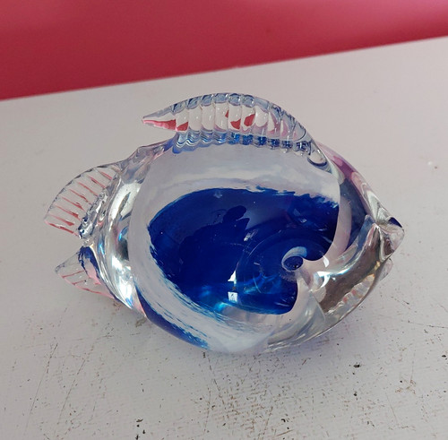 Blue clear glass - clear,