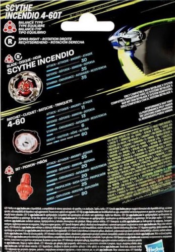 Beyblade scythe incendio - x,