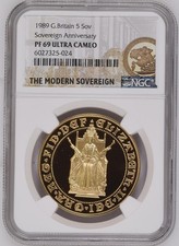1989 G. Britain 5 Sovereign