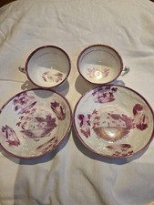 Two Antique Sunderland Lustre