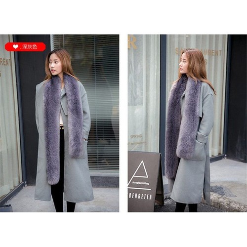 Lady women faux fur long - women,