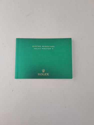 Rolex yachtmaster booklet - yachtmaster, ii