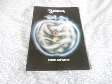 WHITESNAKE - ‘COME AND GET IT’ TOUR PROGRAMME X DEEP PURPLE MEMBERS