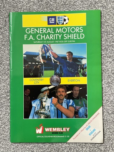 Charity shield 01 - charity, 01/08/87