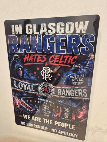 Rangers funny sign - rangers, fc