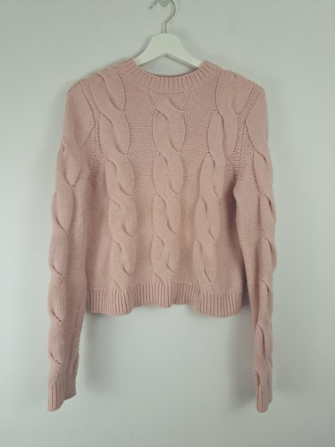 Boden pink cable knit jumper - boden,