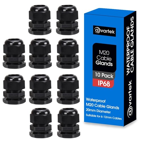 10pcs m20 cable glands ip68 - 10pcs,