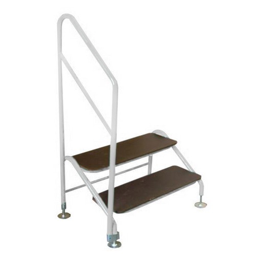 Caravan steps handrail white - caravan,
