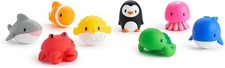 Munchkin Baby Bath Toys Toy Squirters Ocean Buddies Animals 9m+ 8Pk
