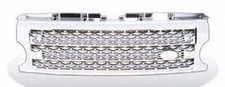 LR3 05-09 Discovery 3 Honeycomb Mesh Front Grille Land Rover L319 Chrome&Silver