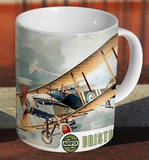 Airfix Bristol F2B Box Art - Ceramic Tea / Coffee - Mug Cup