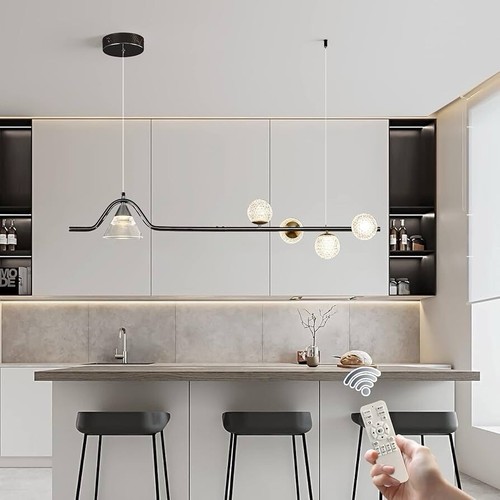 Modern linear chandelier - modern,