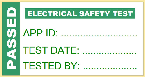 100 pat test labels portable - 100,