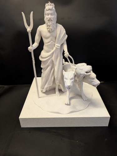 Greek god hades with cerberus - god,