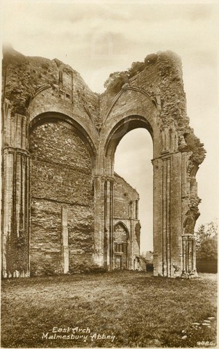 Malmesbury antique postcard - antique,