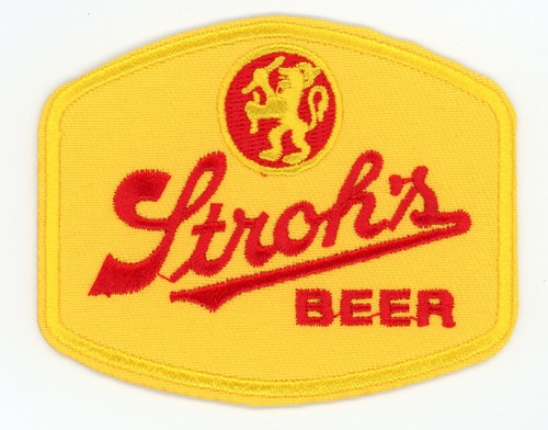 Stroh beer logo patch - beer, –