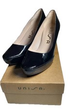 Unisa Black Patent Leather
