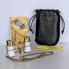 Luxury Bresser Opera Glasses Binoculars + LED Light Elegant Design + Carry case
