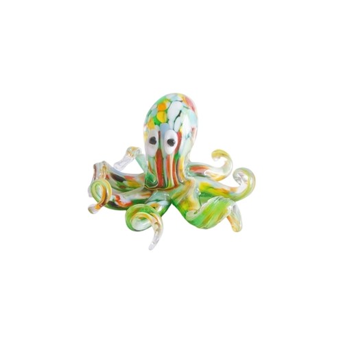 Multicolor octopuses glass - multicolor,