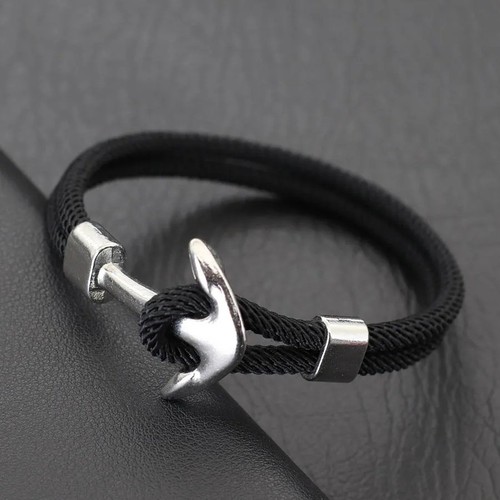 New men anchor bracelet - men,
