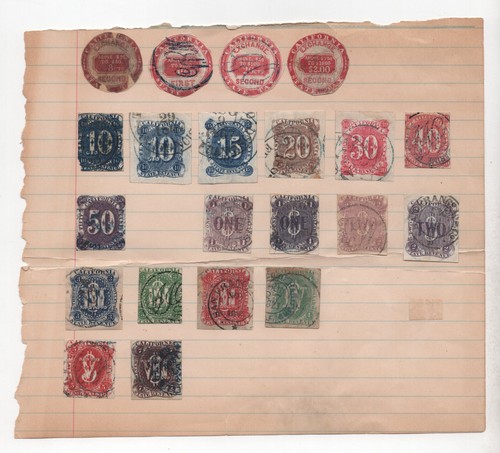 Revenues 1870s california - us,