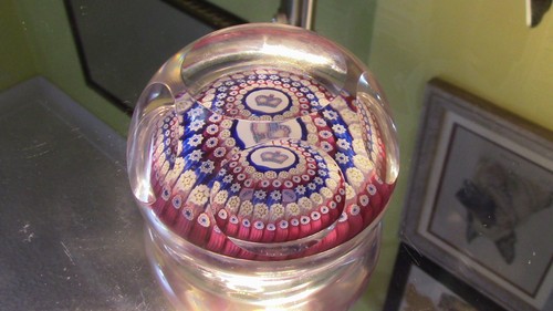 Whitefriars glass paperweight - whitefriars,