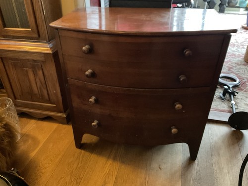 Antique mahogany commode - antique,