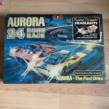 Aurora AFX Vtg 1978 24 Hour Race Speed Car GX1750 FLAME THROWER HEADLIGHTS