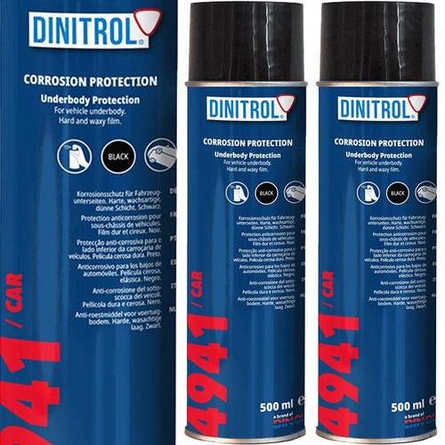 Black chassis wax aerosol - black,