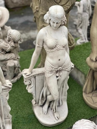 Stone woman sculpture - , outdoor