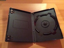 3x Single Slim Black DVD Case 7 mm Spine Empty Replacement Cover