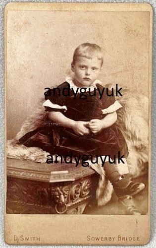 Cdv sowerby bridge boy - bridge, in