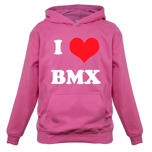 Love bmx kids hoodie - love,