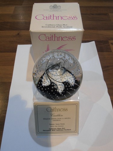 Caithness glass paperweight - caithness,