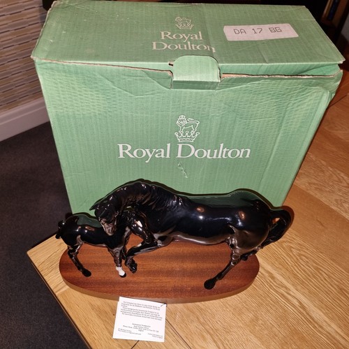 Royal doulton rare gloss black - royal,