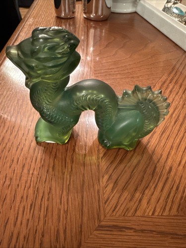 Lalique rare green dragon - rare,