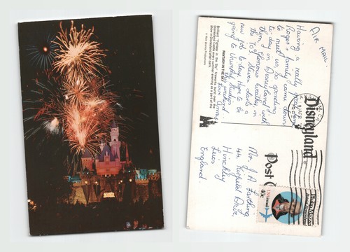 Postcard disneyland castle - postcard,
