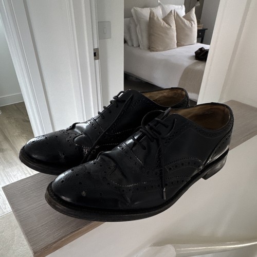 Loake men black leather - loake, men's