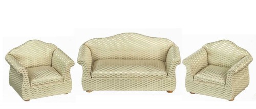 Dolls house retro gold - dolls,