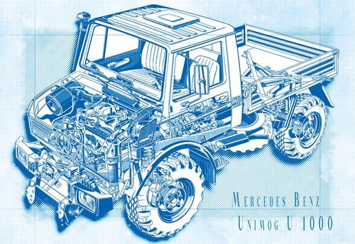 Classic mercedes benz unimog - ,