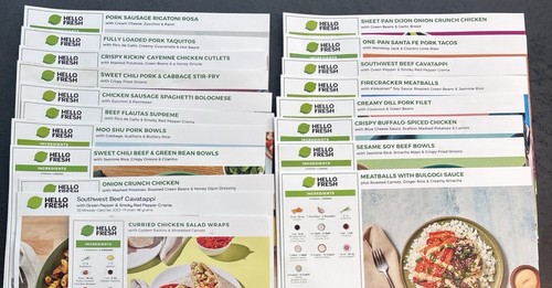 Lot hello fresh recipe - of,