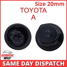 MASTER LOCKING WHEEL SECURITY KEY 20mm BOLT SOCKET REMOVER LETTER A FOR TOYOTA