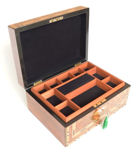 Antique walnut burr - walnut, parquetry