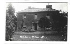 Real photo postcard of Mill